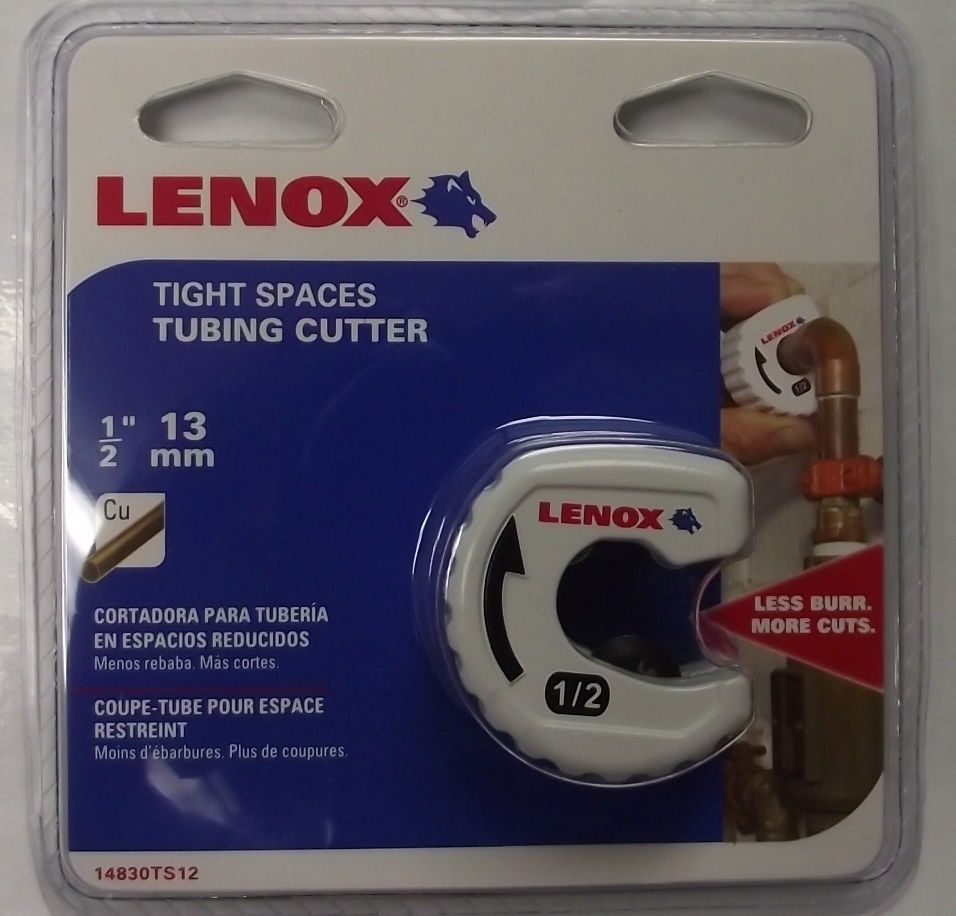 LENOX 14830TS12 Tubing Cutter Copper Manual