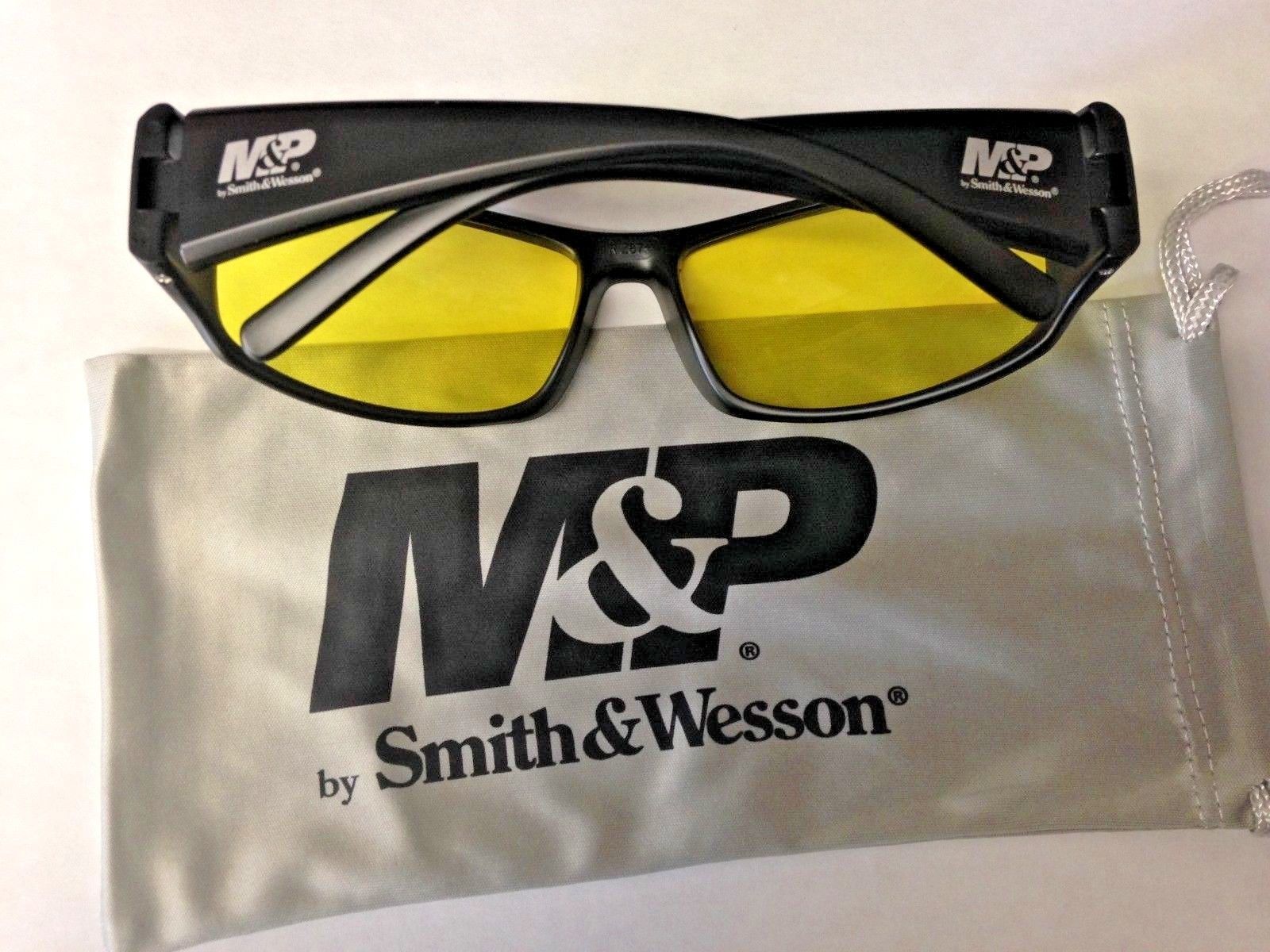 Smith & Wesson MP101-41-ID Performance Eyewear Shooting Glasses Amber Lens