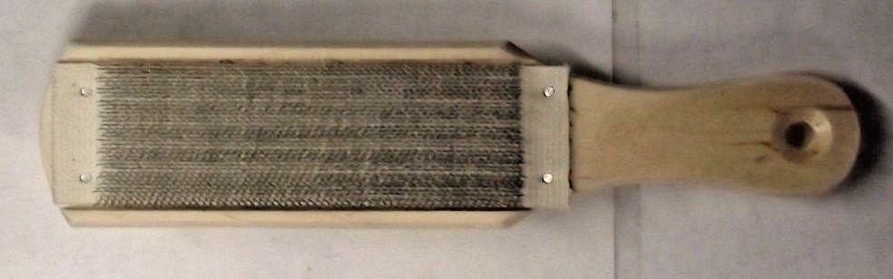 Nicholson 21467 1GD File Card Cleaner With Brush