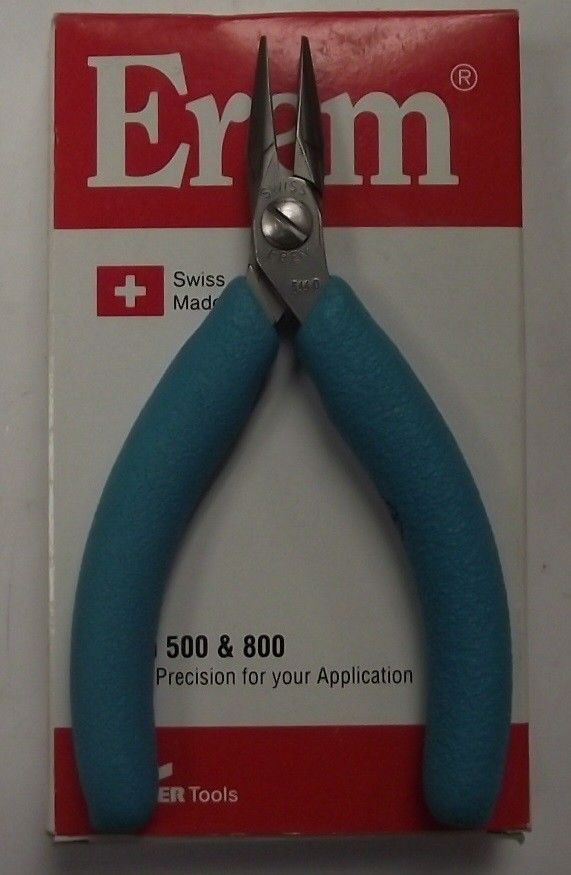 Erem 544D Chain Nose Plier Slotted 0.905" Jaw Length Swiss