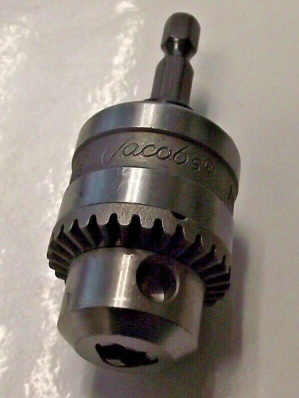 Jacobs Chuck SM1-H1 1/4" Hex Adapta Drive Drill Chuck