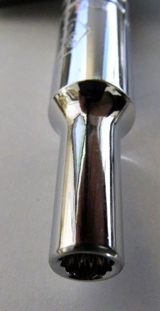 GearWrench 80220 3/16" Deep 12 Pt. SAE Socket 1/4" Drive 2 Pcs.