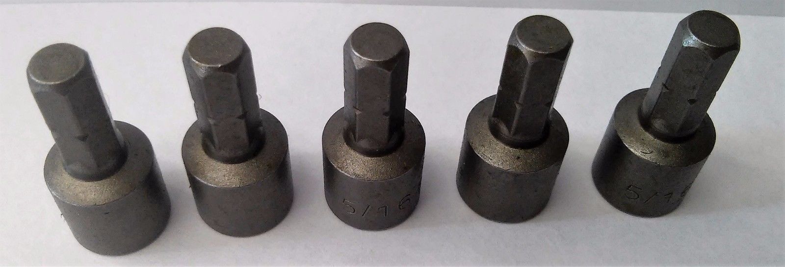 Bosch 2610001022 5/16" x 1-1/8" Magnetic Nutsetter 5pcs.