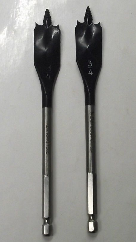Bosch DSBS1009 3/4" x 6" Dare Devil Spade Stubby Drill Bit 2pcs. Bulk