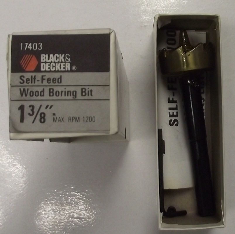Black & Decker 17403 1-3/8" Self-Feed Wood Boring Bit USA
