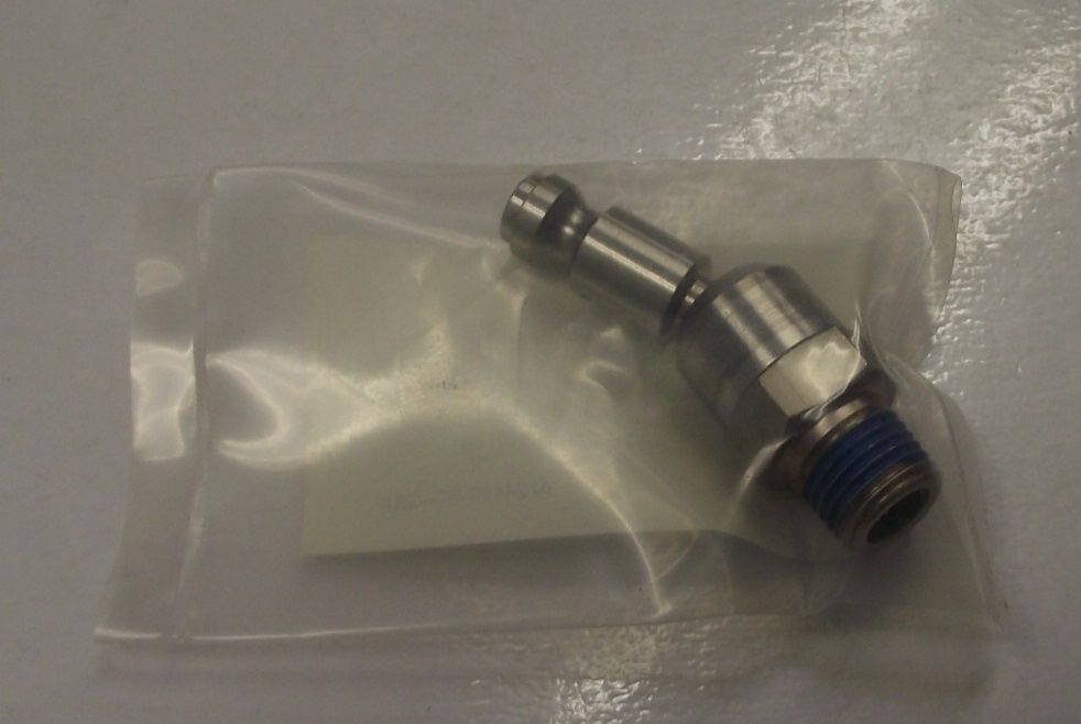 Legacy A72449S-BG Stainless Steel Automotive Plug Swivel 1/4 MNPT, 1/4 Body