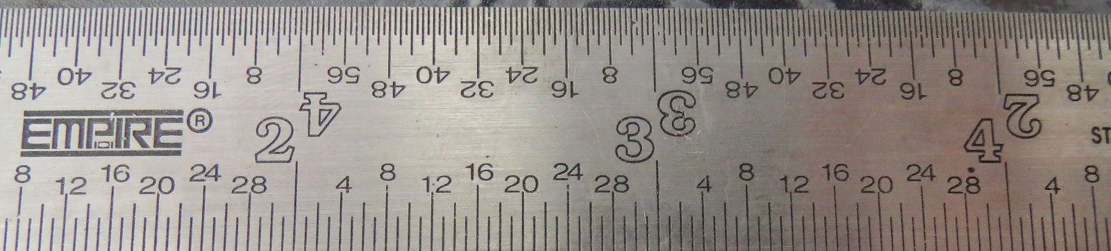 Empire 2732 6" Precision Flexible Stainless Steel Ruler 3 Packs