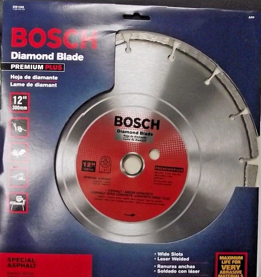 Bosch Bosch DB1265 Premium Plus 12" Dry or Wet Cut Segmented Diamond Saw Blade