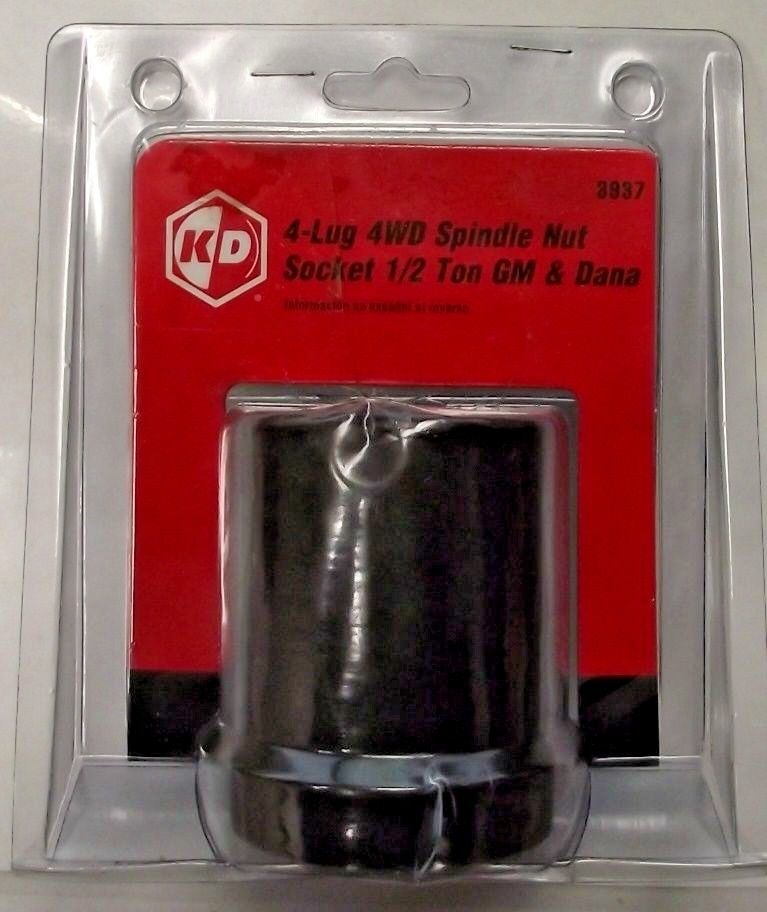 KD Tools 3937 4-Lug 4WD Spindle Nut Socket 1/2-Ton GM & Dana 50