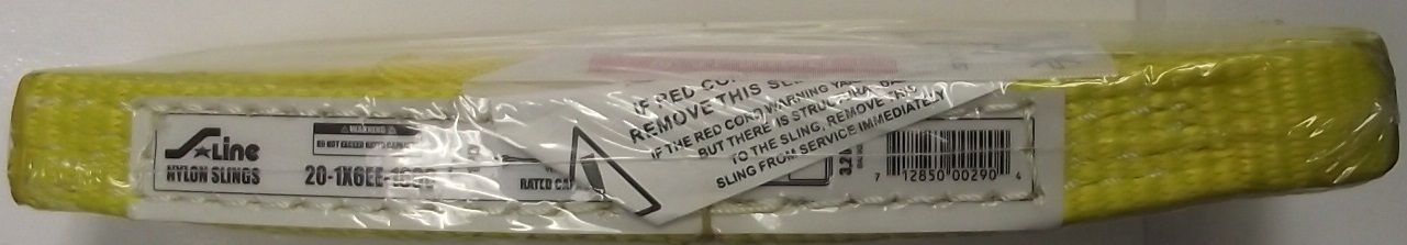S-Line 20-1X6EE-1600 Eye To Eye Nylon Sling 1600-Lb. Capacity 6ft.