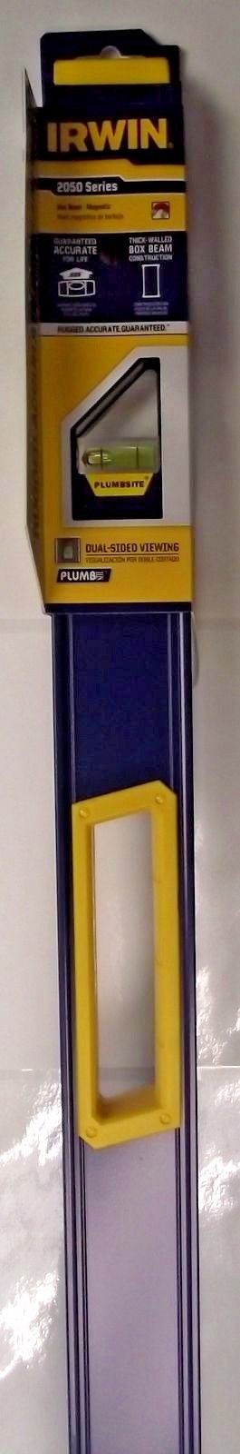 IRWIN 2050 Series 48" Thick Walled Magnetic Box Beam Level 1921979