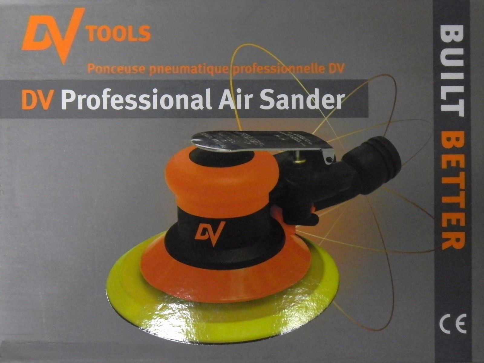 DV Tools T4000 6" Composite Heavy Duty Random Orbital Air Sander