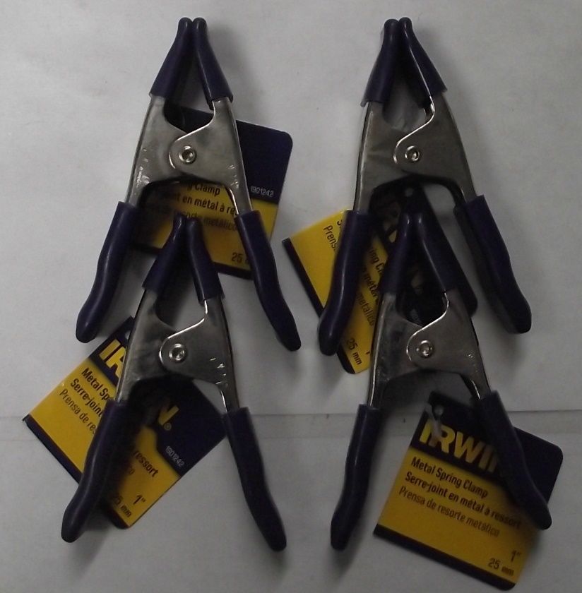 Irwin 1901242 Spring Clamp Jaw 1" Opening Capacity 4pc