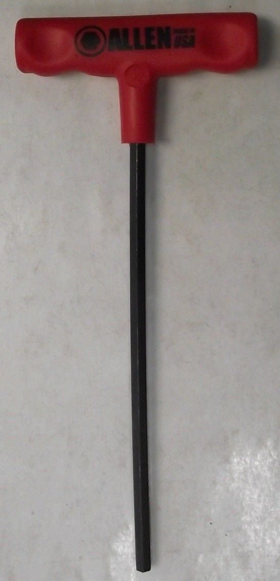 Allen 58264 1/4" Cushion Grip T Handle Hex Wrench 9" Length USA