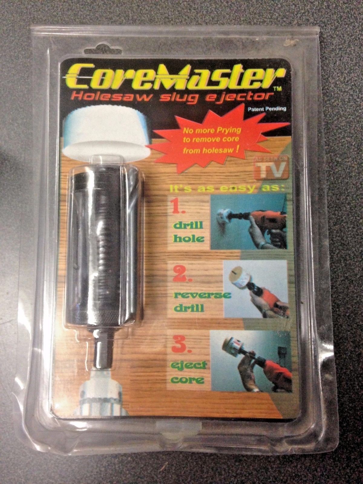 CoreMaster 10184 3/8 hex shank Ejecting Holesaw Arbor with 1/4" pilot bit