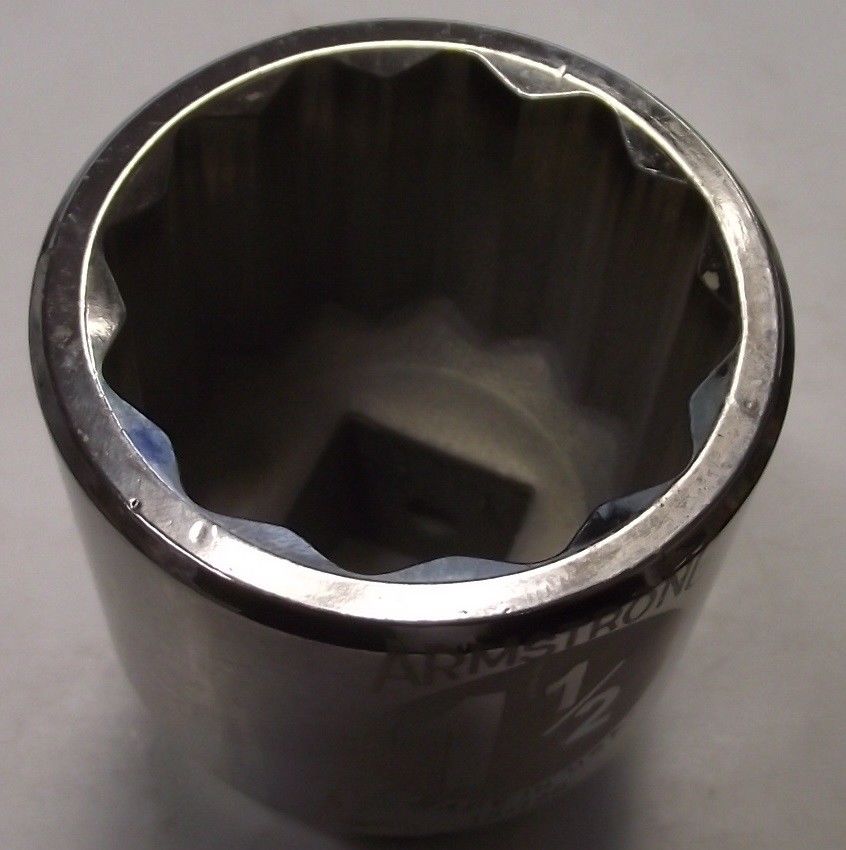 1/4 Inch Drive x 16 mm 12-Point Impact Socket