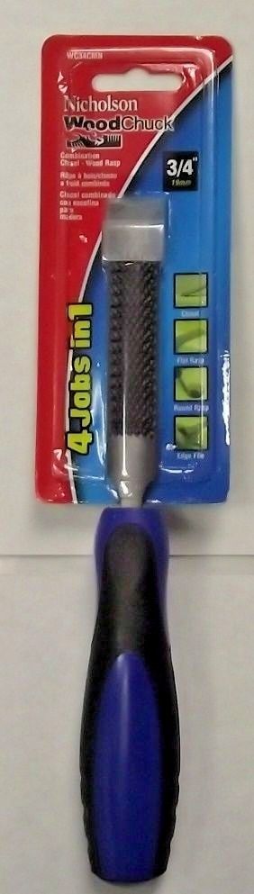 Nicholson WC34CMN 3/4" Wood Chuck Combination Chisel And Wood Rasp