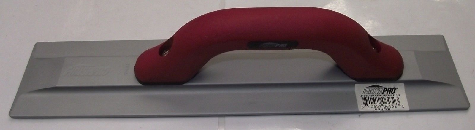 FinishPro 6-432 16" x 3-1/2" SGE Extruded Magnesium Float Soft Grip