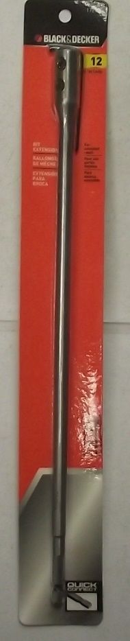 Black & Decker 17219 12" Wood Boring Bit Extension