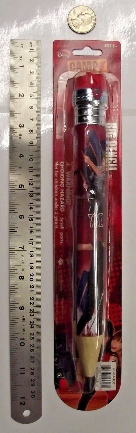 Disney Camp Rock Jumbo Pencil 45395 10-1/8" Long