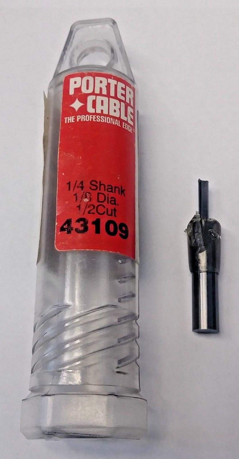 Porter Cable 43109 Straight Double Flute Plunge Cutting Router Bit USA