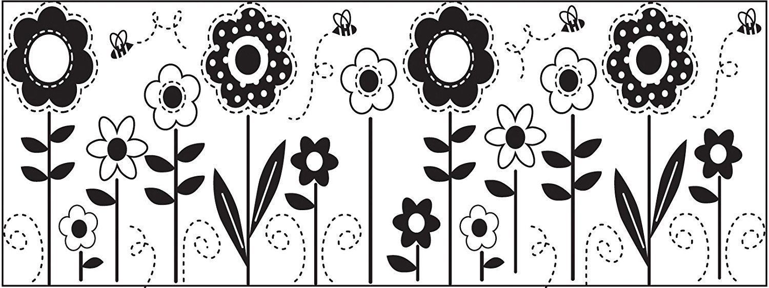 Fiskars 01-005570 Summer Flowers Continuous Clear Stamp Wheel Design 3 Packs