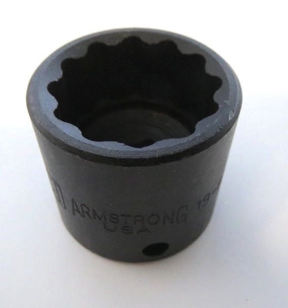 Armstrong 19-832 1" 3/8" Drive 2 Point Impact Socket USA