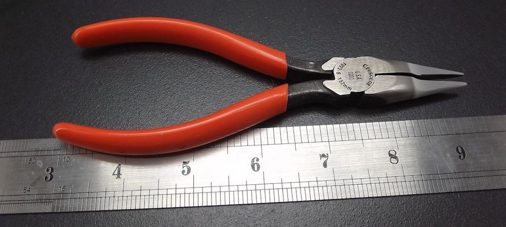 Crescent 10226CAO C Short Nose Aluminum Oxide Insulated Tip Pliers USA