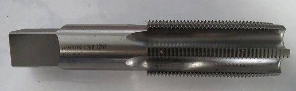 Hanson 310443 Tap 1-3/8" - 12NF HSS Taper USA #93