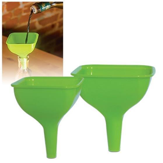 CobbleCreek 1469 2pc Silicone Funnel Set 4" & 3"