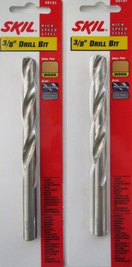 Skil 45151 3/8" HSS Drill Bit 2 Packs