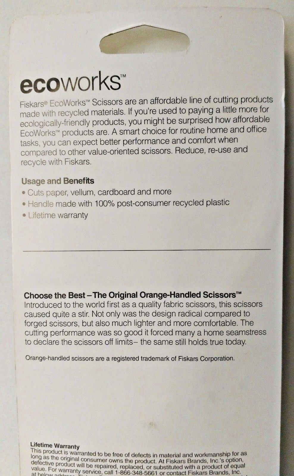 Fiskars 01-005086J 8" Recycled Scissors 2-Pack