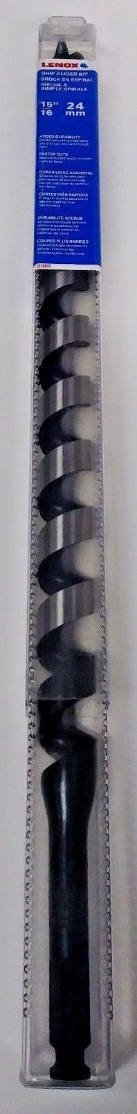 Lenox 31015 15/16" x 15" x 18" Ship Auger Bit Brazil