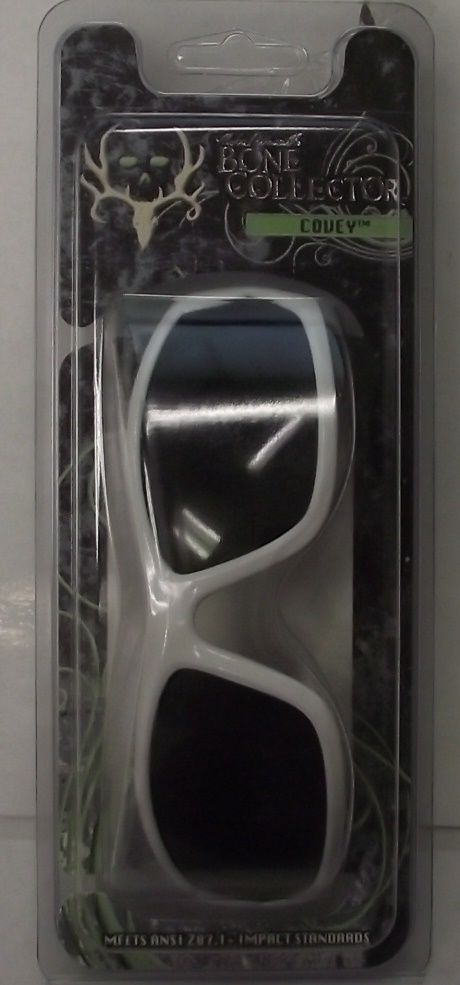Radians Bone Collector BCCVW0-20CV Shooting Glasses Smoke Lens White