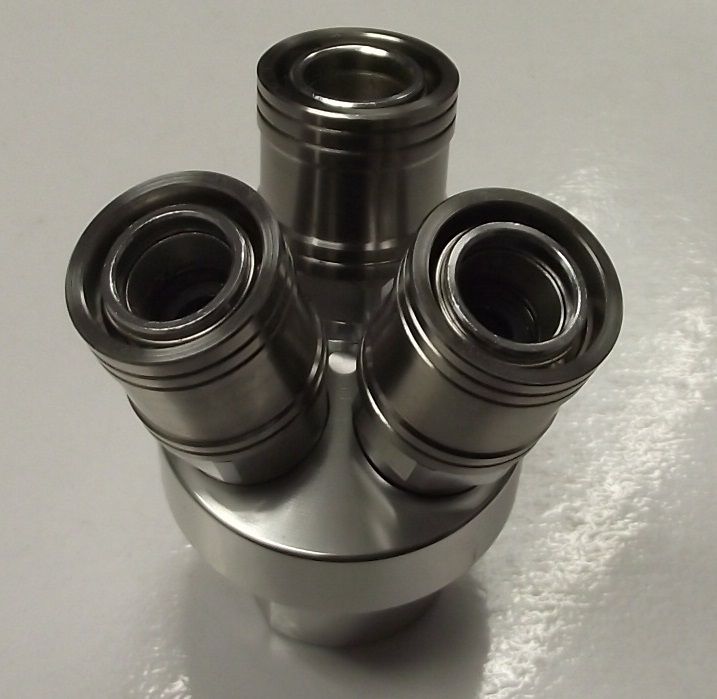 LEGACY A94444SS-BG-GRA Hi Flow 3-Way Manifold 1/4"FNPT Inlet X