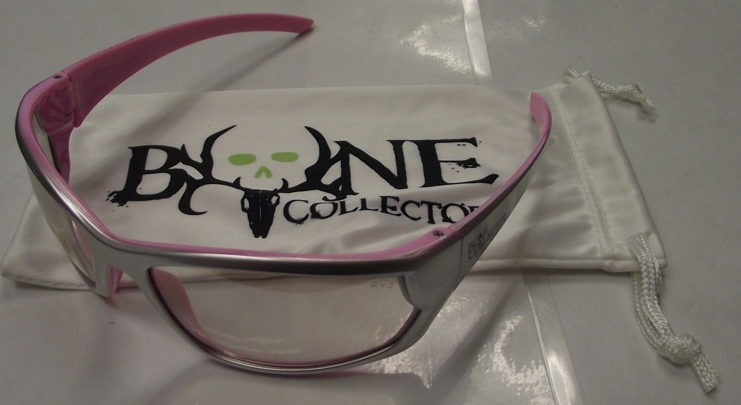 Radians Bone Collector BCC65-90ID Shooting Glasses In & Outdoor Lens Silver/Pink