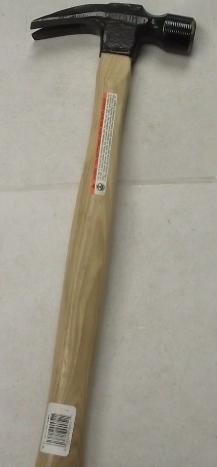 Vaughan & Bushnell 999ML 20oz Long Rip Hammer Milled Hickory VB90052 USA 90052