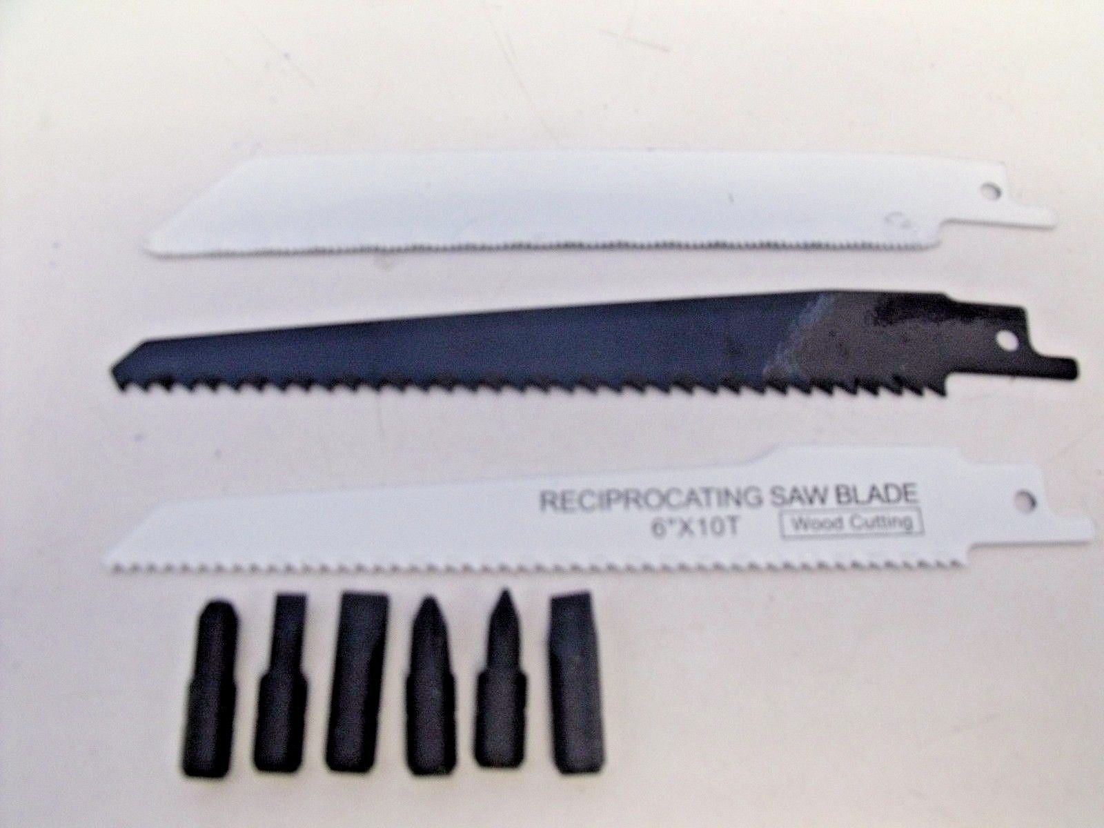 6'' Reciprocating Blades 3pc. + 6 Screwdriving Bits 3712B