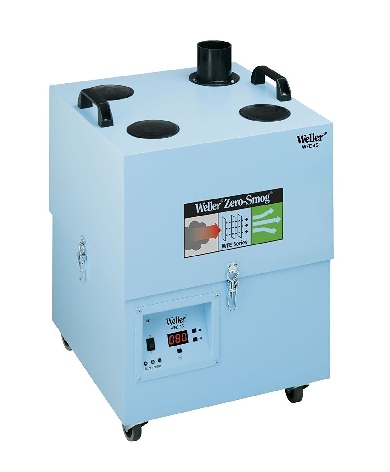 Weller WFE4S ESD-Safe Volume Fume Extraction Unit Pre-HEPA-Gas Max 4 Ports
