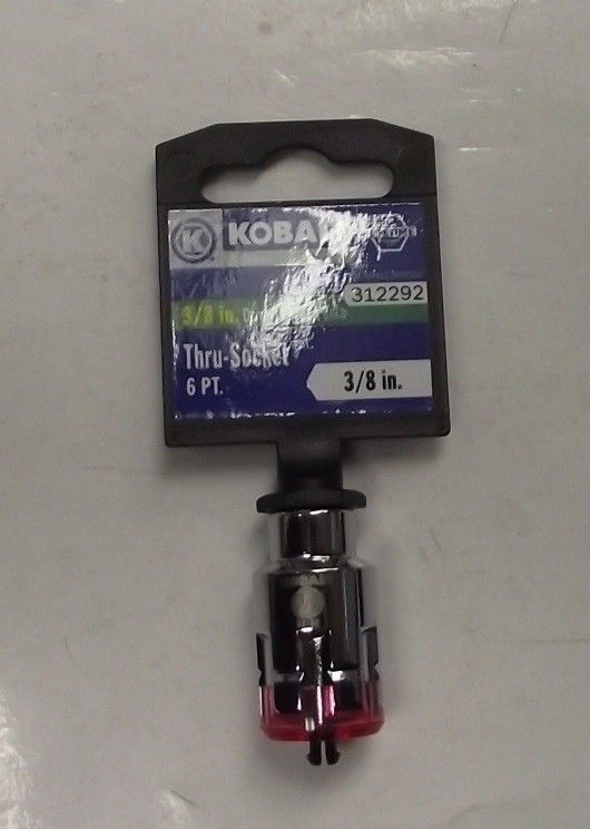 Kobalt 22100 3/8" Drive Thru Ratchet Socket 6pt. 3/8"