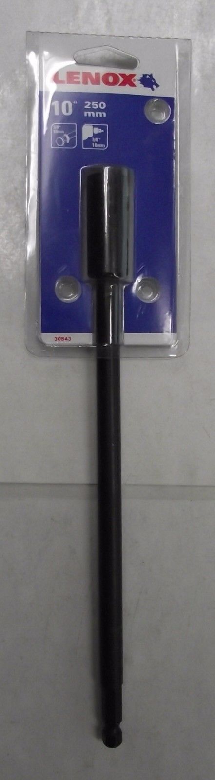 Lenox 30843 10" Hole Saw Extension With 3/8" Shank for 5L, 6L, & 7L Arbors