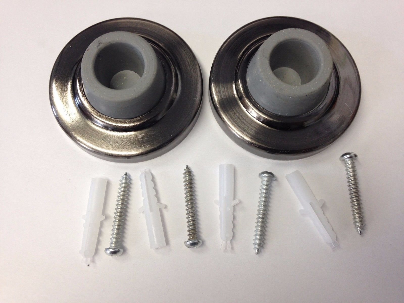 Taymor 25-S4612AN Antique Nickel 2-1/2" Concave Wall Stop 2 Pieces