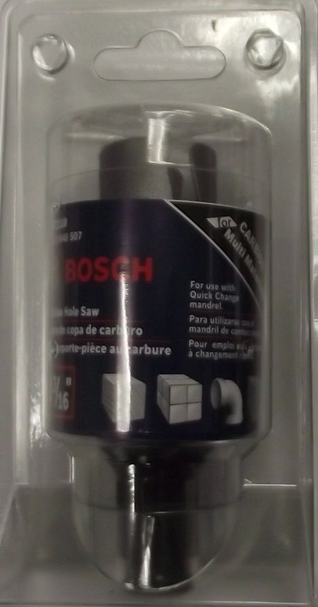 Bosch 1-3/16" Carbide Hole Saw HTC118 Germany