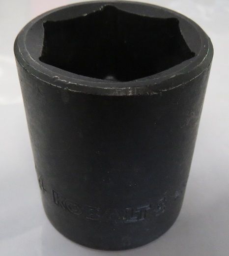 Kobalt 23902 1/2" Drive SAE Impact Socket 1-1/4" USA