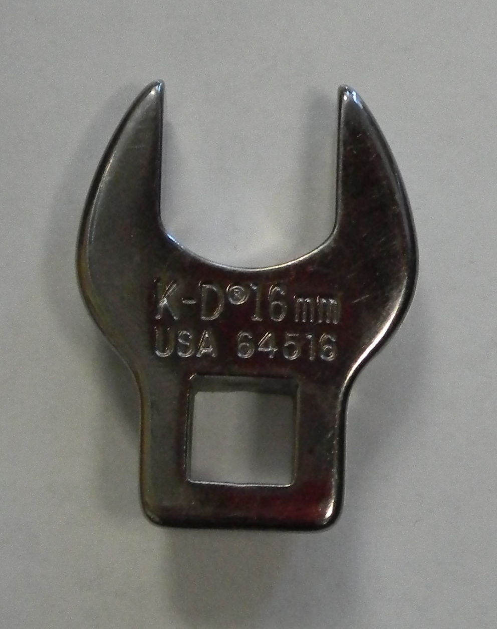 KD Tools 64516 3/8" Drive 16mm Crowfoot Non-Ratcheting Wrench USA