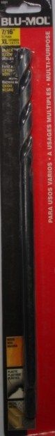Blu-Mol 6684 7/16" x 12" XL High Speed Drill Bit