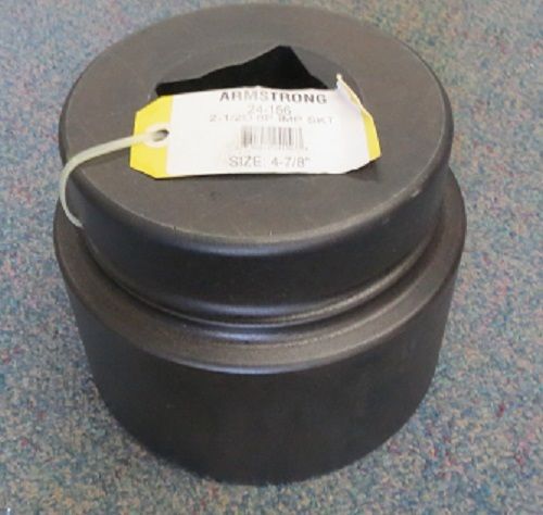 Armstrong 24-156 4-7/8" 6Pt 2-1/2" Drive Impact Socket USA #22