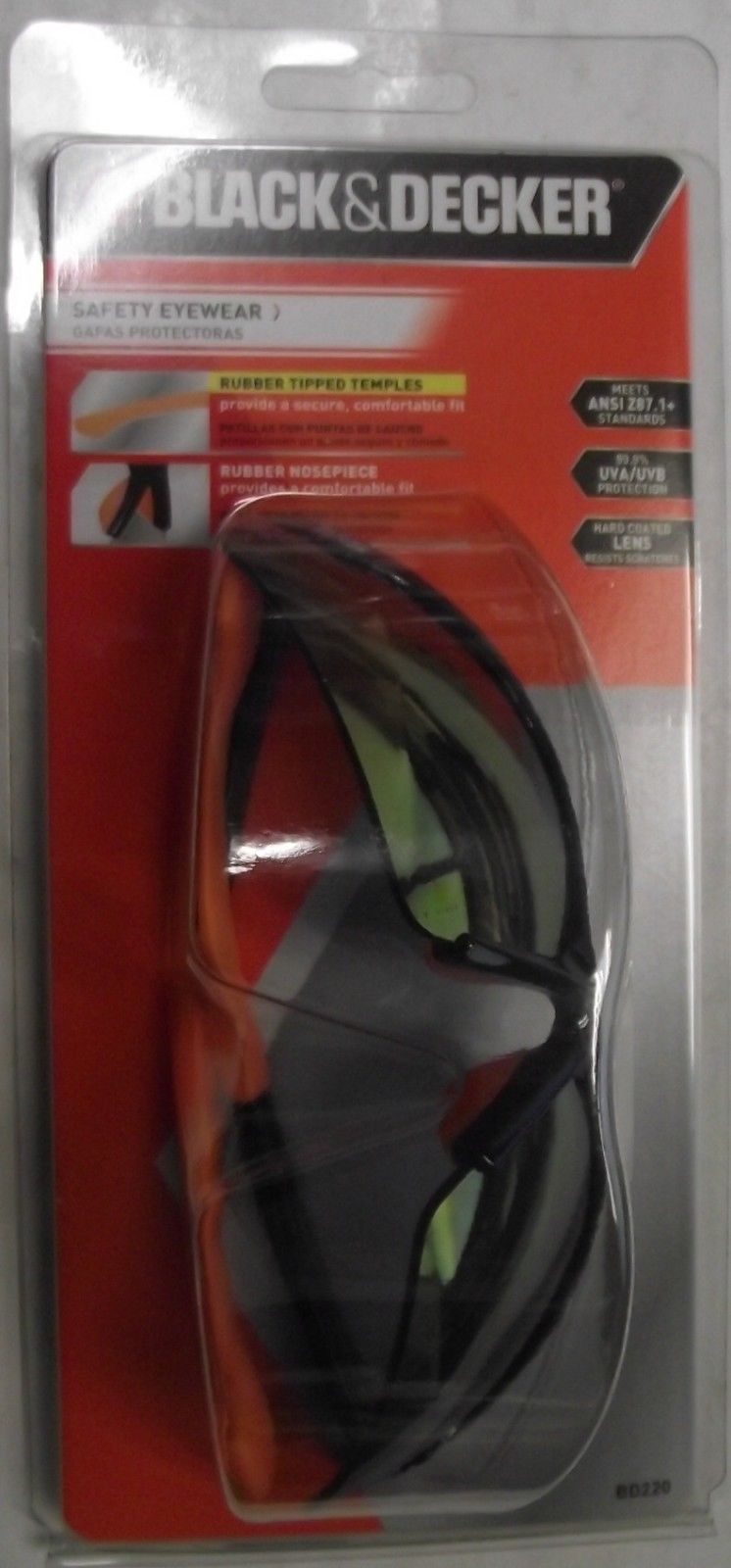 Black & Decker BD220-FC High Performance Safety Eyewear With Adjustable Temple