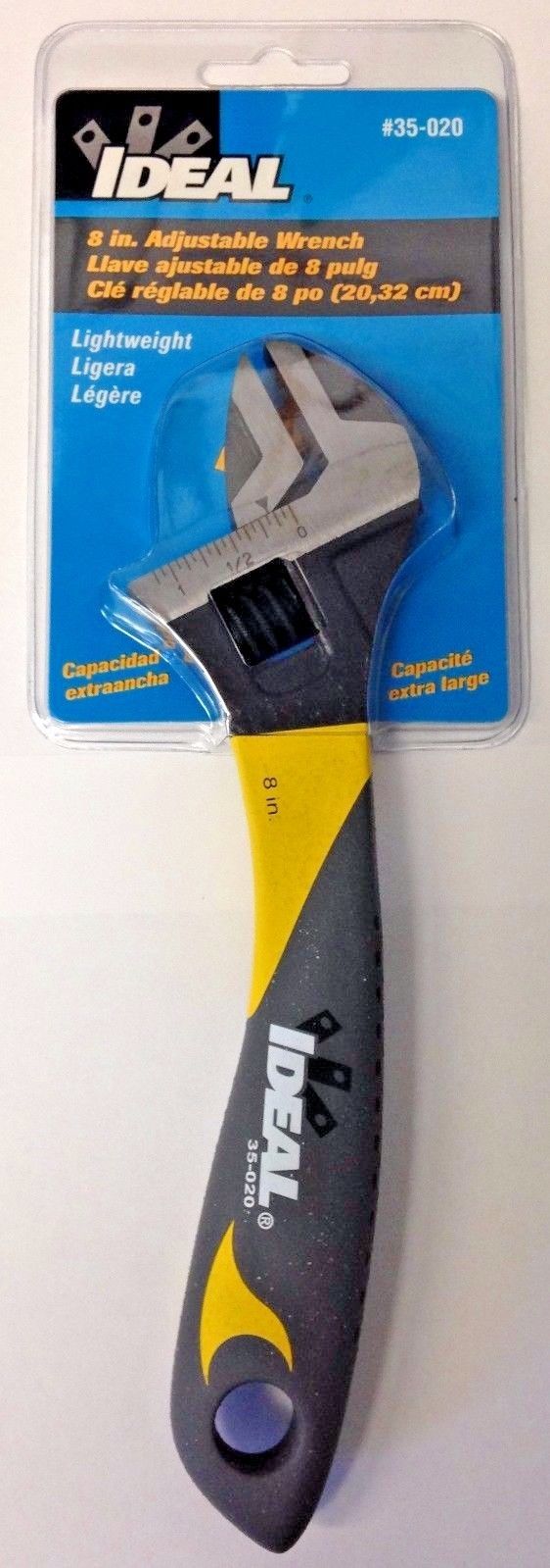 Ideal 35-020 8" Lightweight Adjustable Wrench