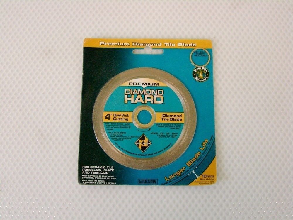 Planet Diamond 22104020 4" Continuous Rim Diamond Saw Blade